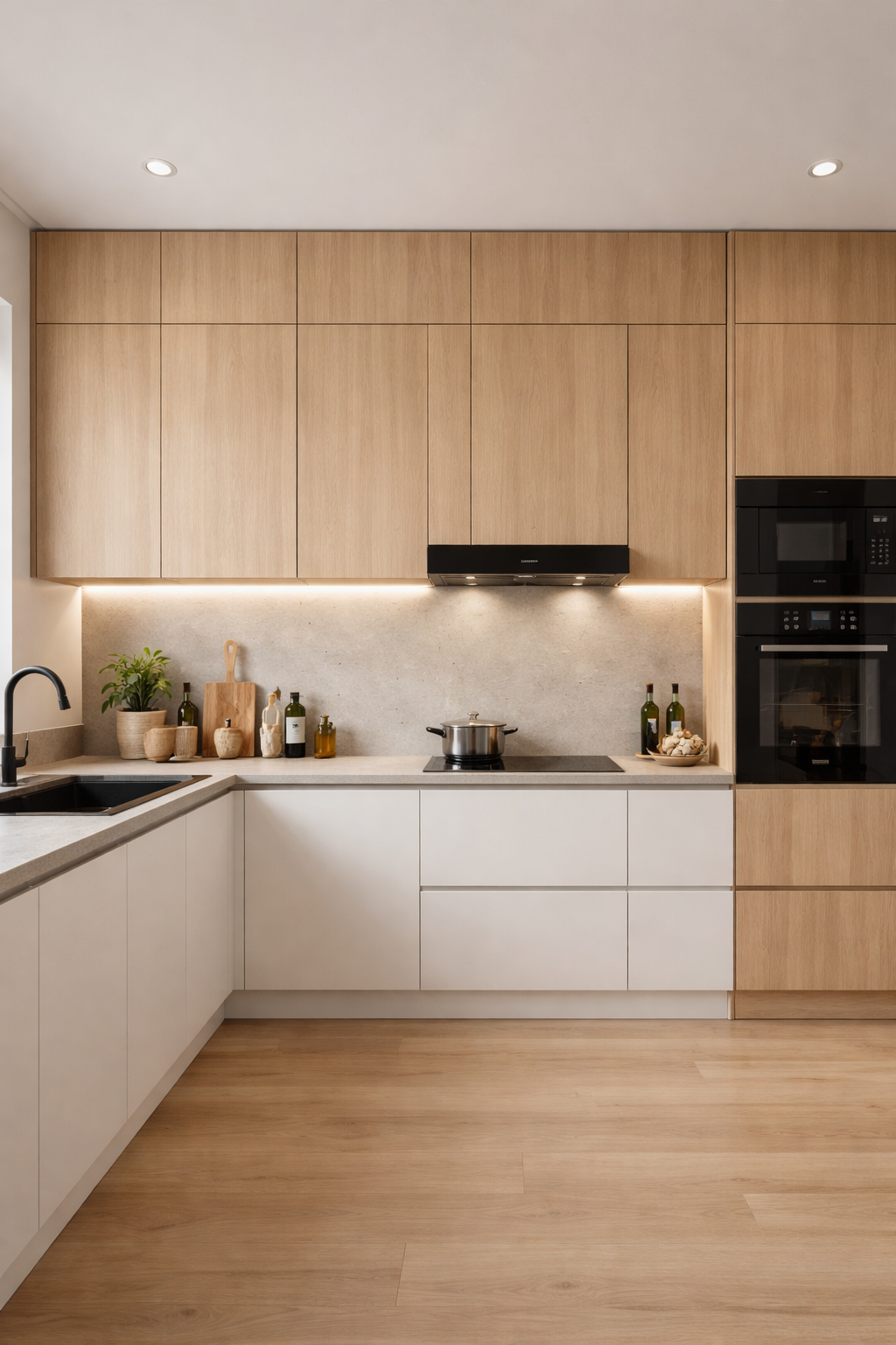 Best Straight Kitchen Interior Designer in Navi Mumbai – Levy Interior