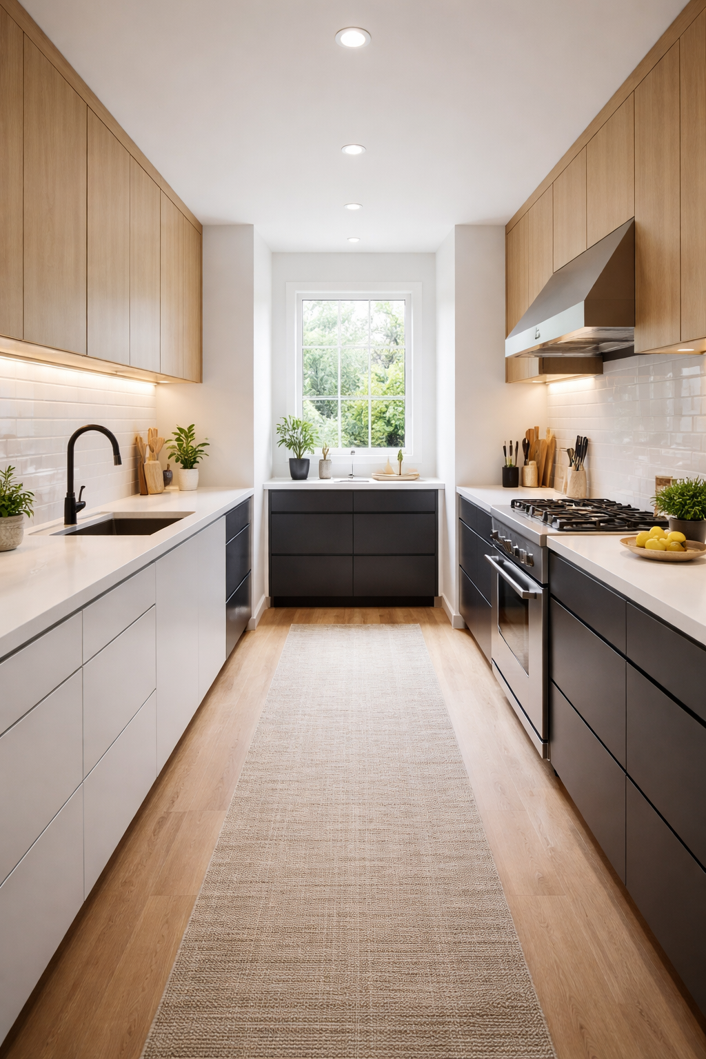 Modern Parallel Kitchen Designs for Smart & Spacious Homes – Designed by Levy Interior