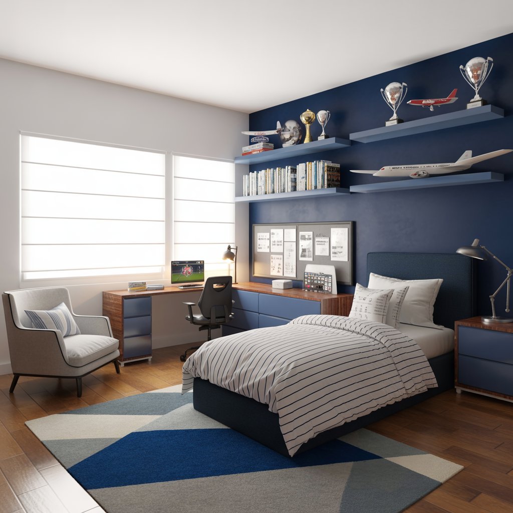 2BHK Modern  kids bedroom Interior Design in Hazaribagh