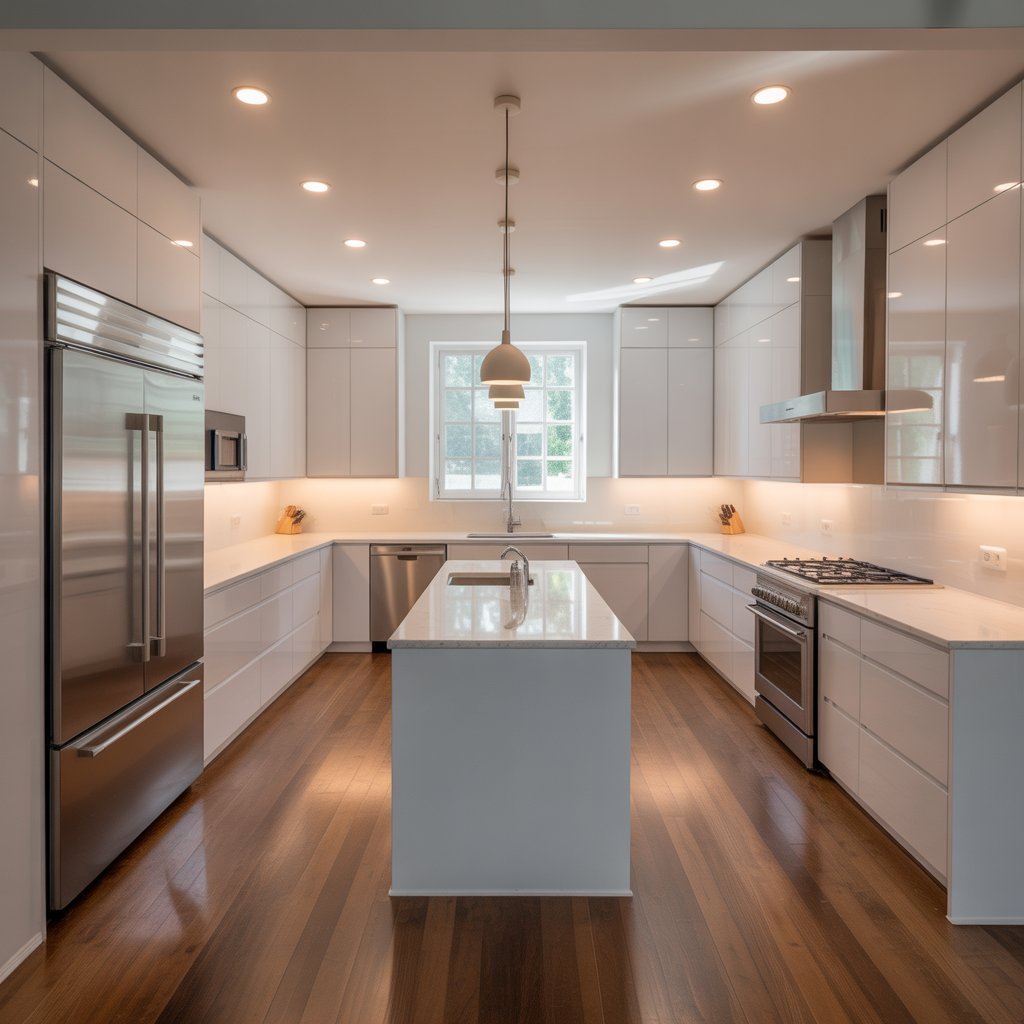 Premium U-Shaped Kitchen Designs with Smart Storage Solutions | Levy Interior