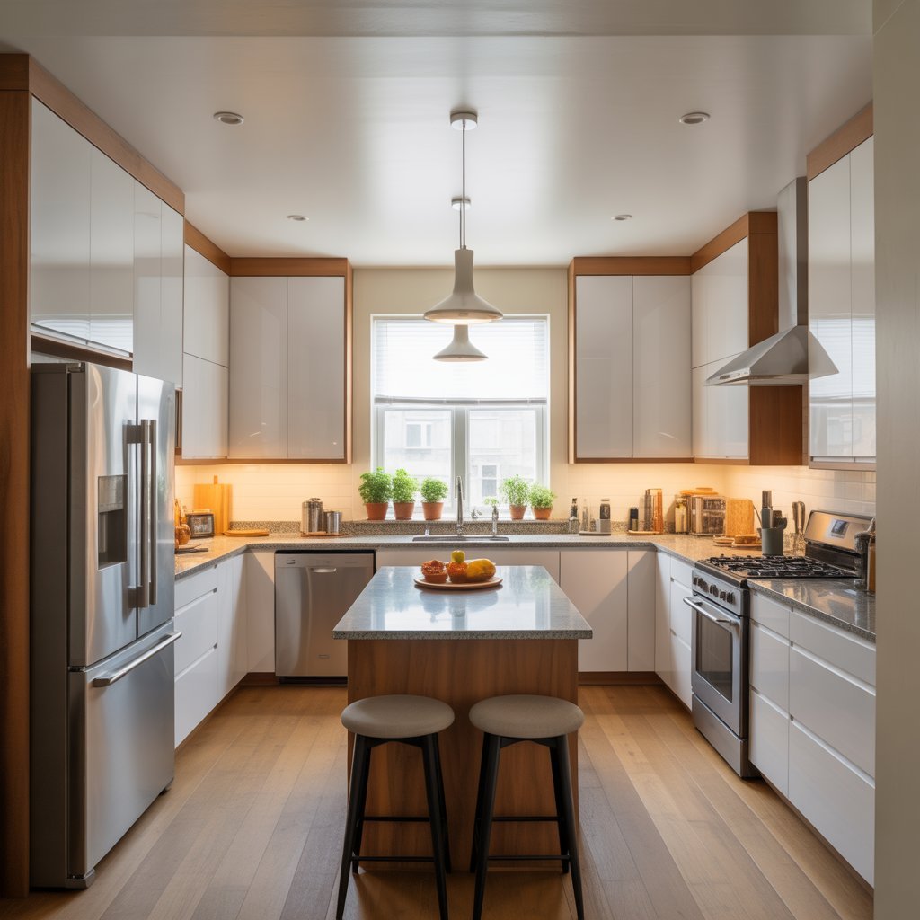 Maximize Your Space with Smart U-Shaped Home Interiors by Levy Interior