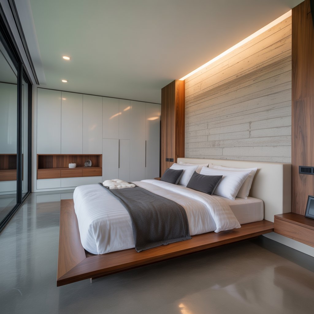 Sleek and Contemporary Master Bedroom Designs by Levy Interior