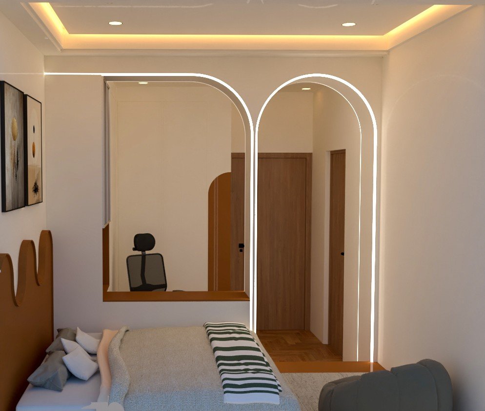 Professional Master Bedroom Interior Solutions in Vashi, Mumbai & Navi Mumbai | Levy Interior