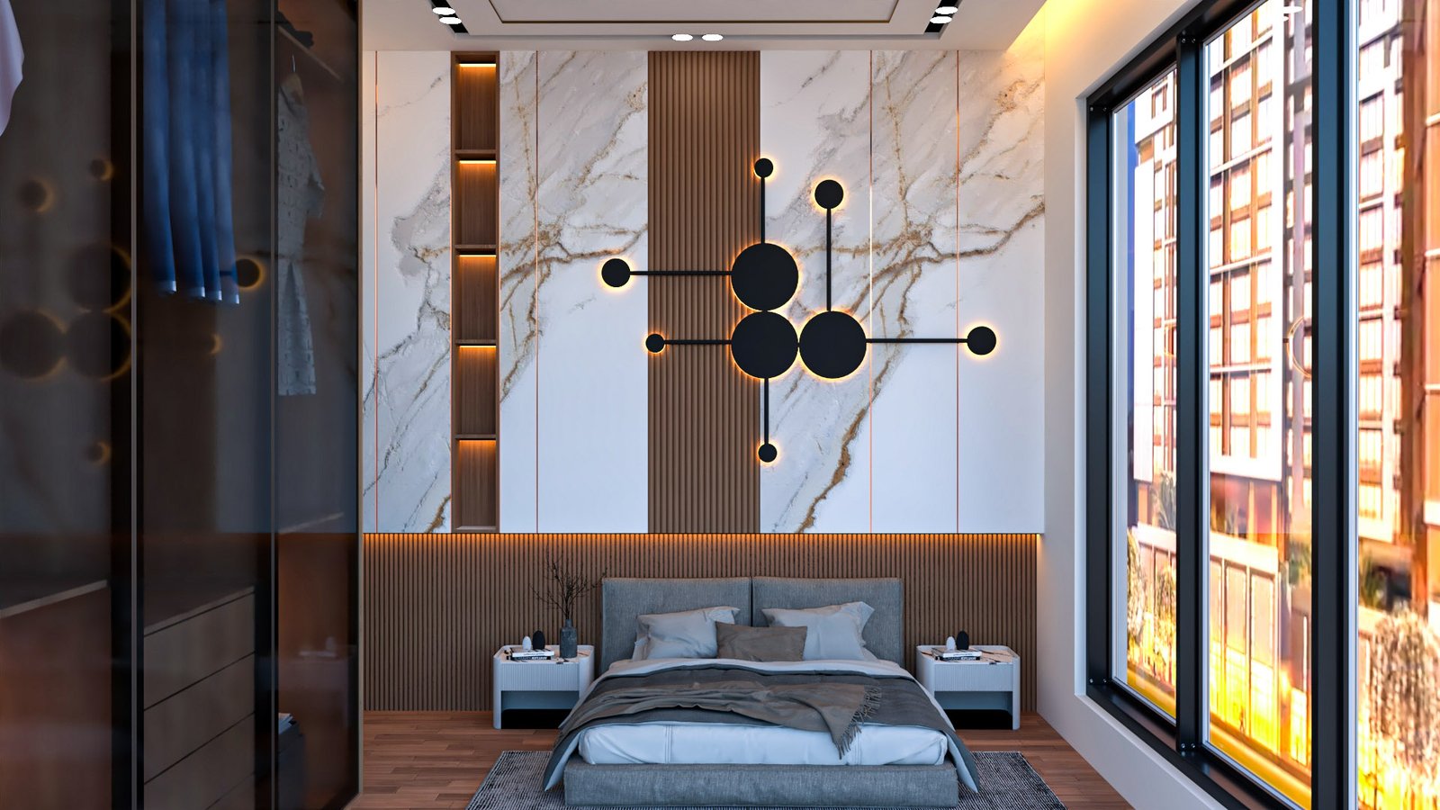 Professional Guest Bedroom Interior Designs Across Mumbai by Levy Interior