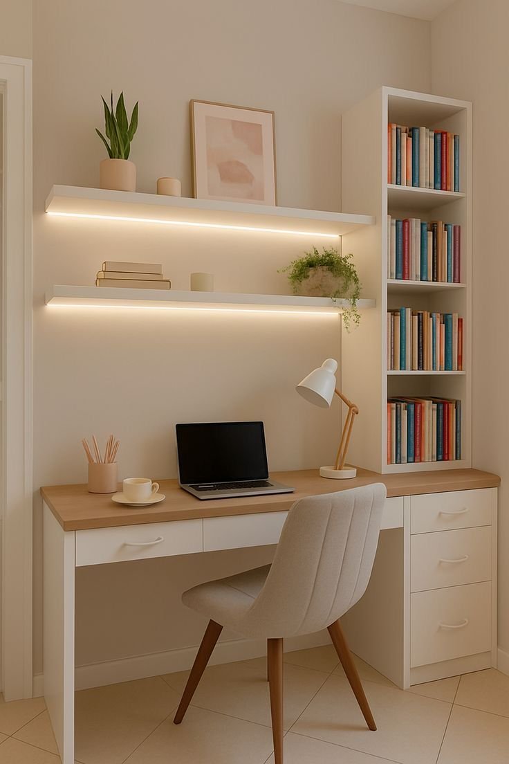 Luxury Study Bedroom Interiors in Mumbai, Navi Mumbai, Vashi, Ranchi & Hazaribagh by Levy Interior