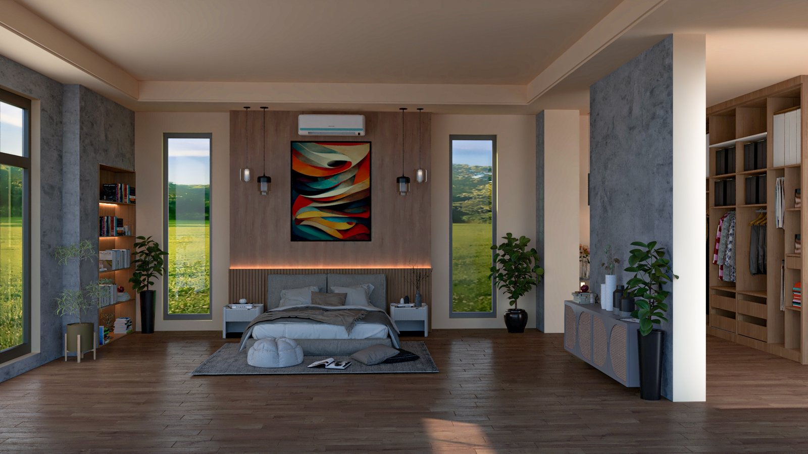 Ergonomic Master Bedroom Interiors for Maximum Comfort and Luxury | Levy Interior